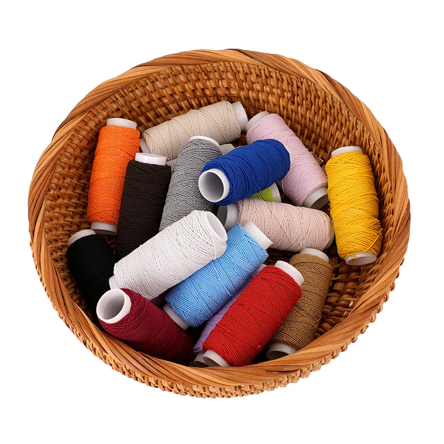 Waxed Thread Linen - Benang Jahit Mesin 18 Warna 0.6mm