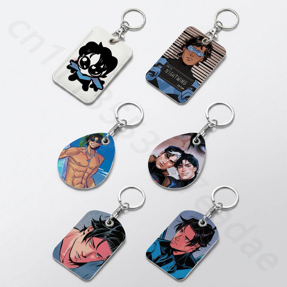 Leather Working - Gantungan Kunci D-Dick Grayson yang Lucu