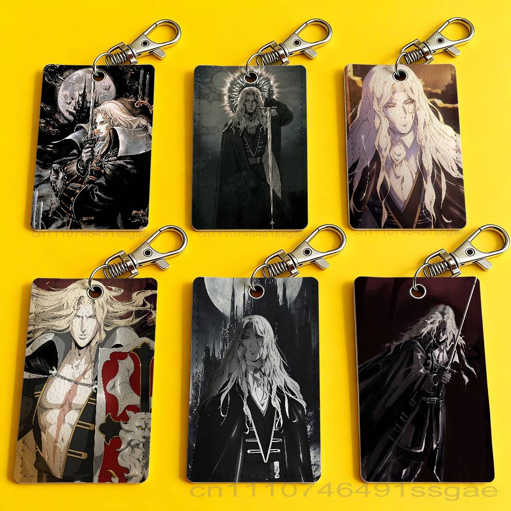 Leather Working - Gantungan Kunci Tempat Lencana Game C-castlevania