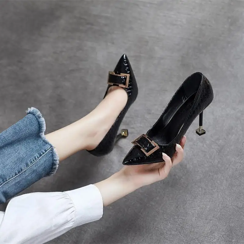 Sepatu Wanita Hak Tinggi Tipis - Leatherwork Free Patterns ulasan dan harga