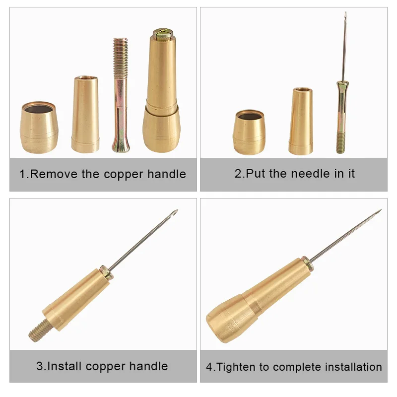 Alat Jahit Kulit DIY Jarum Pen - Leatherwork Needles ulasan dan harga