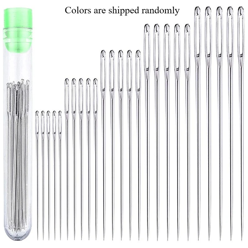 25 Buah Jarum Jahit Mata Besar - Leatherwork Needles ulasan dan harga