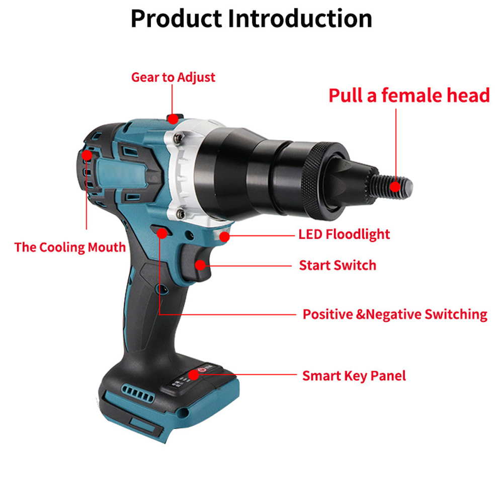 Alat Paku Keling Listrik Tanpa - Rivet Setter Tool ulasan dan harga