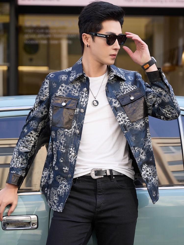 Jaket Kulit Domba Asli Pria Mo - Leatherwork Free Patterns ulasan dan harga