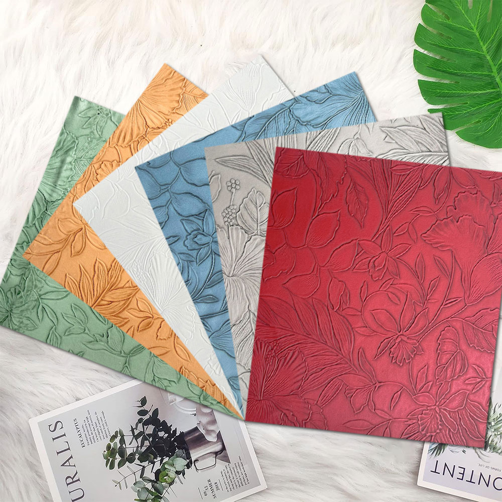 Bunga antik timbul kulit imita - Leatherwork Needles ulasan dan harga