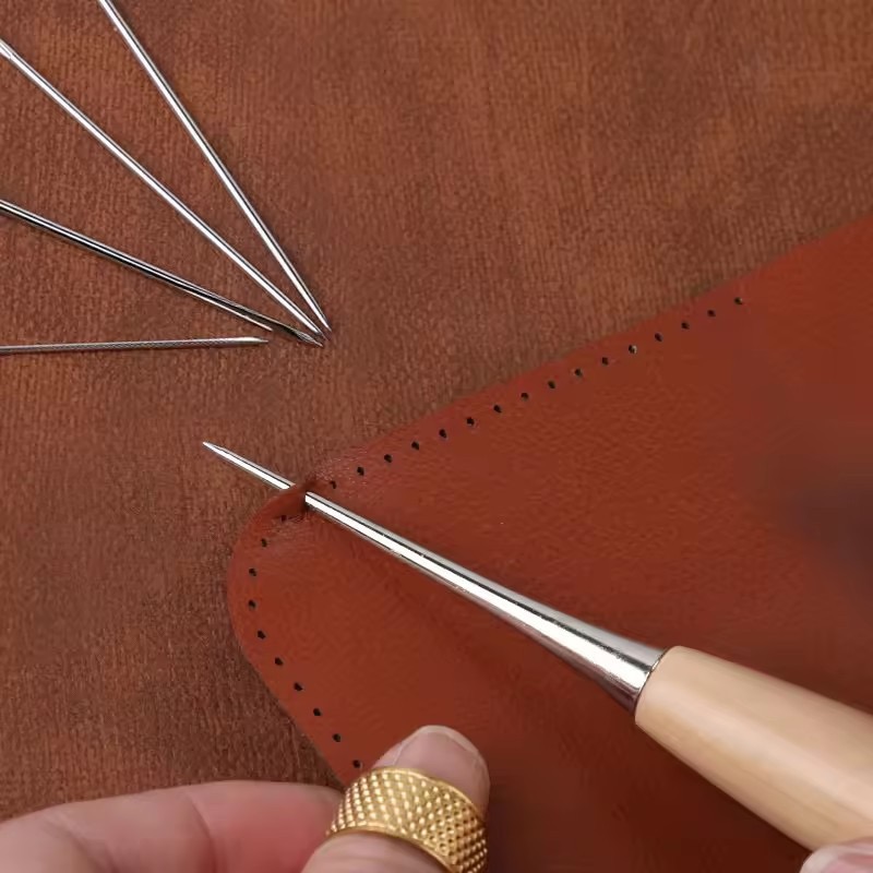 13 Buah Set Jahit Kulit Tas Ta - Leatherwork Needles ulasan dan harga