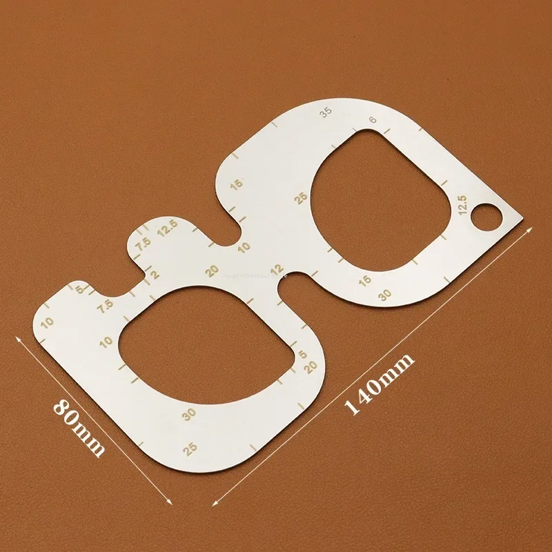 R penggaris posisi baja antika - Leatherwork Templates ulasan dan harga