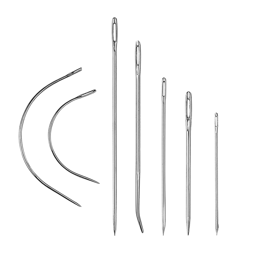 Jarum jahit kulit, 7 buah/pak  - Leatherwork Needles ulasan dan harga