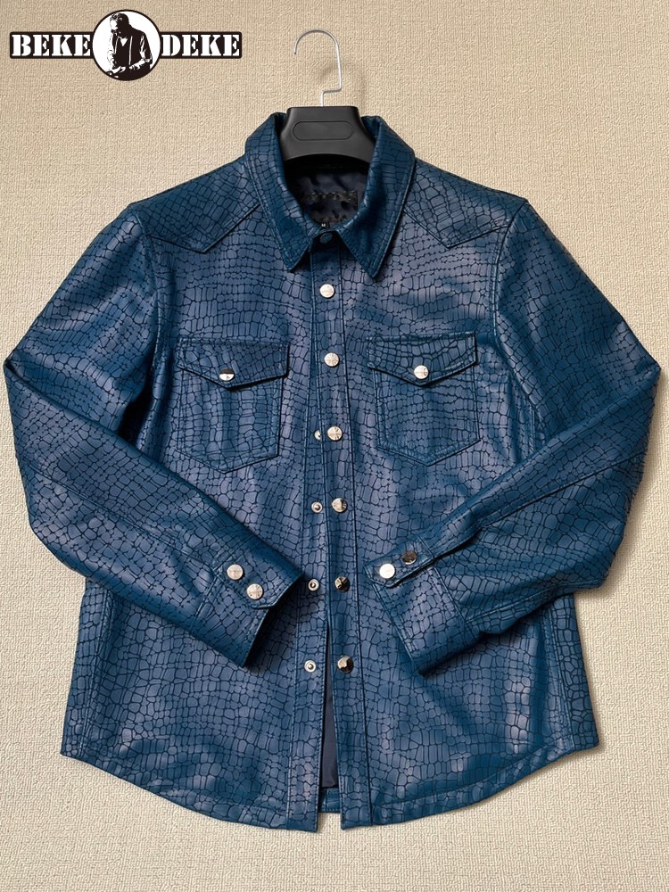Jaket Kulit Asli Pria Motif Ku - Leatherwork Free Patterns ulasan dan harga