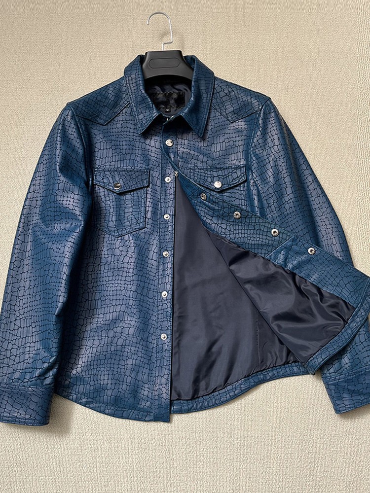 Jaket Kulit Asli Pria Motif Ku - Leatherwork Free Patterns ulasan dan harga