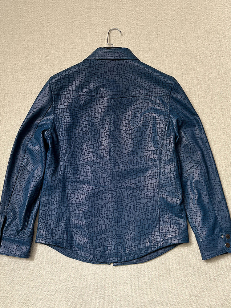 Jaket Kulit Asli Pria Motif Ku - Leatherwork Free Patterns ulasan dan harga