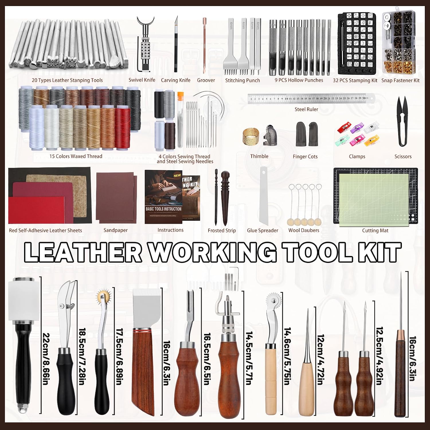 Perlengkapan Kerja Kulit, Pera - Leather Working ulasan dan harga