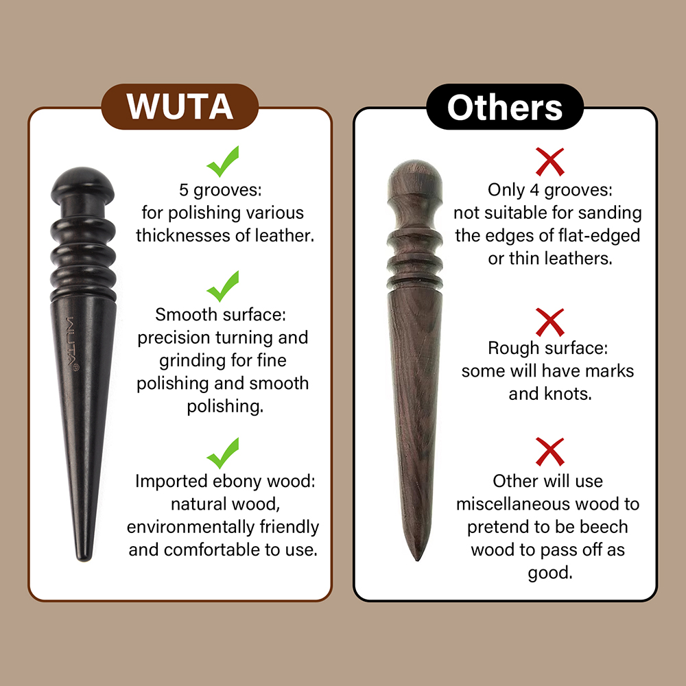 WUTA 1PC Pro Leather Edge Burn - Rivet Setter Tool ulasan dan harga