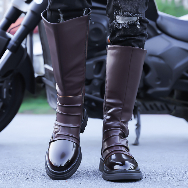 Sepatu Bot Sepeda Motor Pria B - Leather Working ulasan dan harga