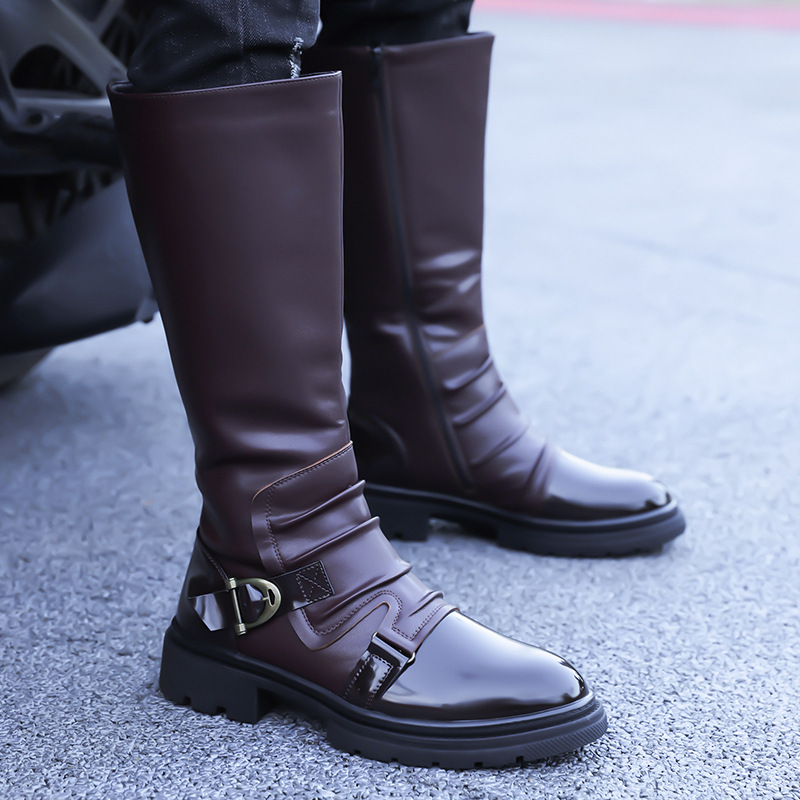 Sepatu Bot Sepeda Motor Pria B - Leather Working ulasan dan harga