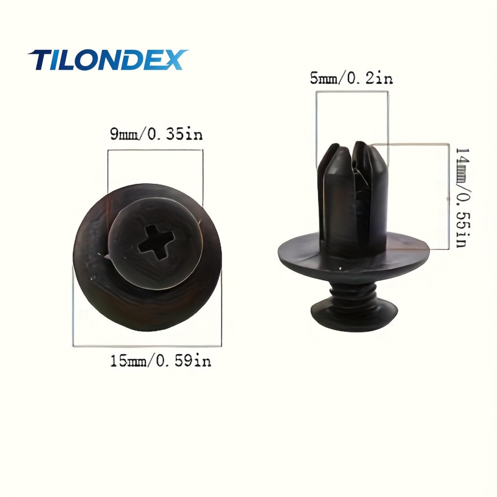 TILONDEX 100pcs Set Klip Pengi - Rivet Setter Tool ulasan dan harga